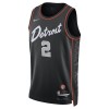 Dres Detroit Pistons Cade Cunningham Nike 2023-24 City Edition Crno Swingman